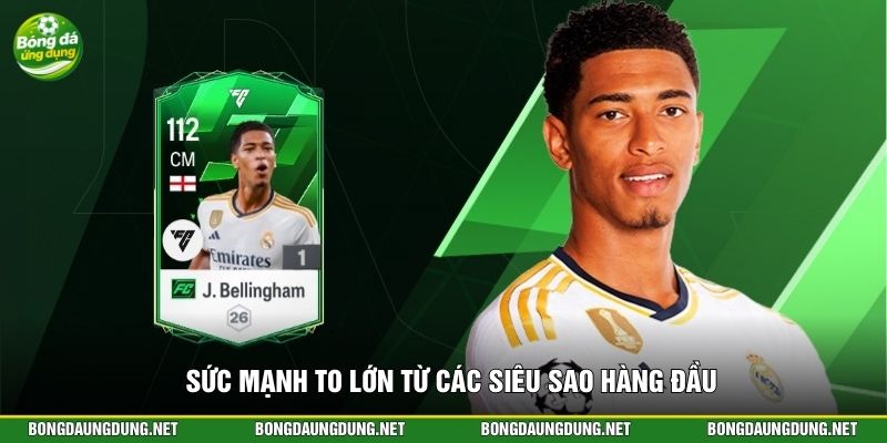 Sức mạnh to lớn từ các siêu sao hàng đầu