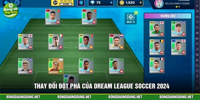 Thay đổi đột phá của Dream League Soccer 2024